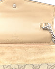 GG Supreme Monogram Super Mini Dionysus Shoulder Bag Taupe