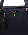 Saffiano Tessuto Nylon Shopping Tote Royal Blue