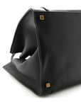 Supple Calfskin Medium Phantom Luggage Black