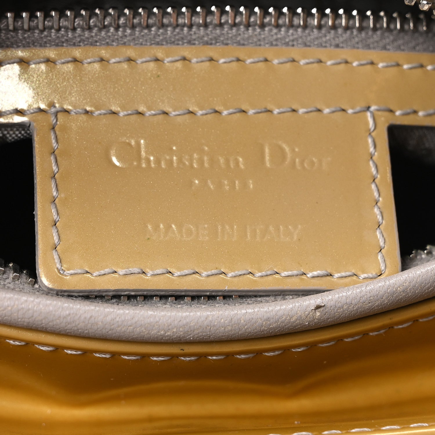 Patent Cannage Medium Lady D1OR Beige