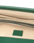 Pebbled Calfskin Small Dionysus Shoulder Bag Emerald