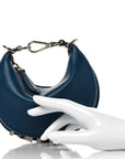 Vitello Grace Matte Nano FNDIgraphy Hobo Charm Mirto