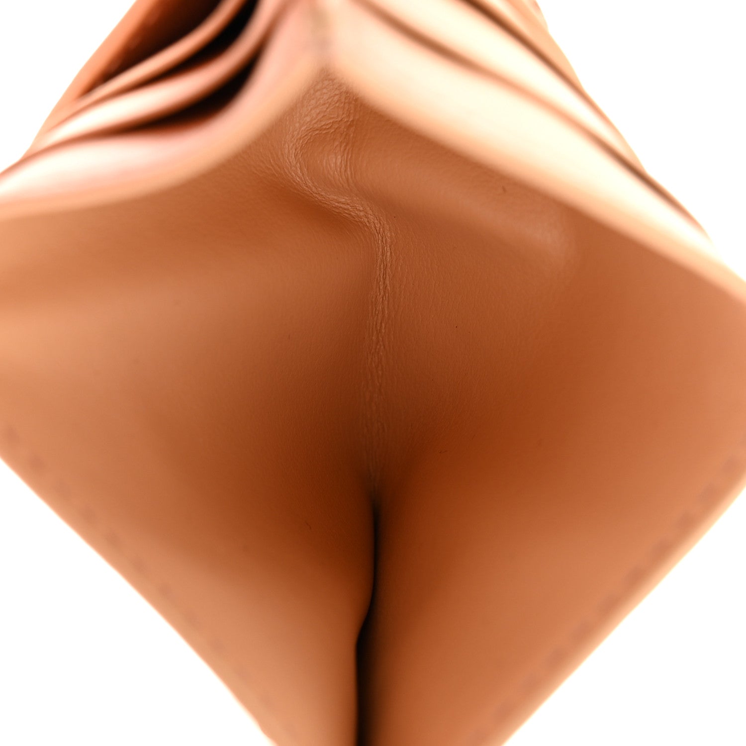 Nappa Intrecciato Card Holder Almond