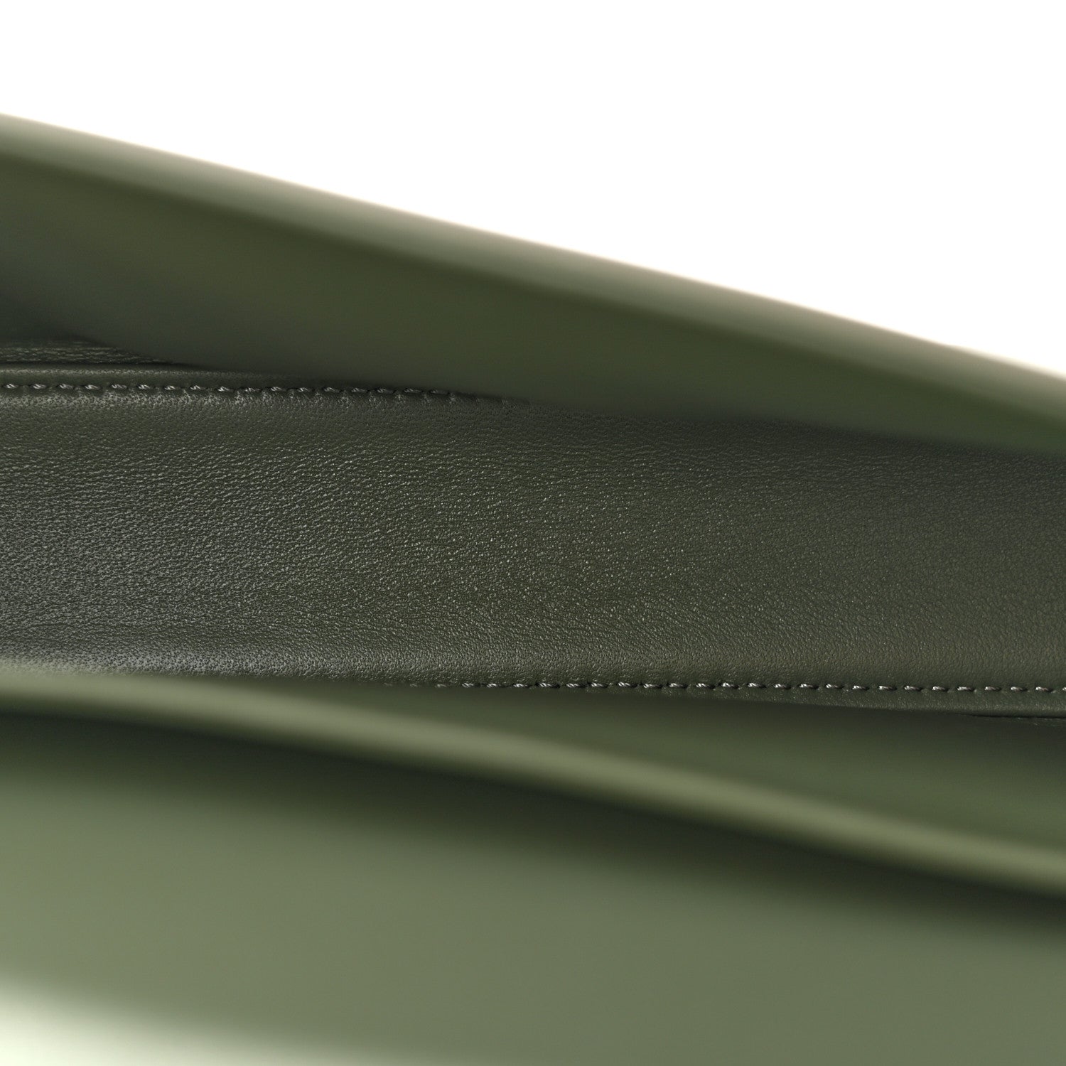 Shiny Calfskin Triomphe Shoulder Bag Celadon