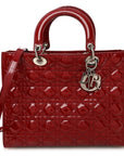 Patent Cannage Large Lady D1OR Red