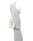 Lambskin Cannage Small My ABCD1OR Lady D1OR White