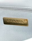 Lambskin Quilted Medium CHNL 19 Flap Light Blue
