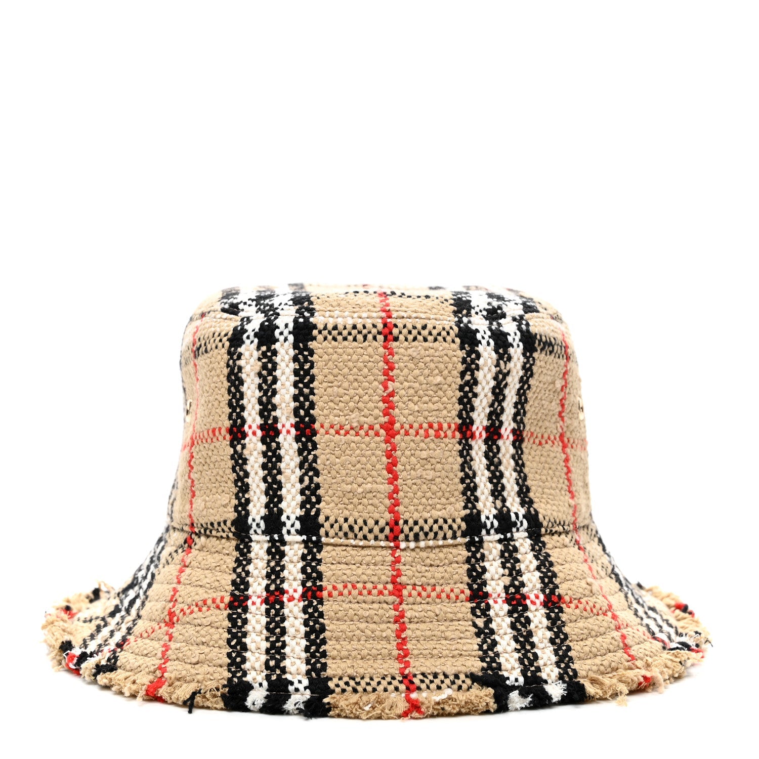 Tweed Check Bucket Hat M Archive Beige