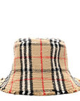Tweed Check Bucket Hat M Archive Beige