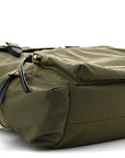 Nylon Large Rucksack Backpack  Canvas Green