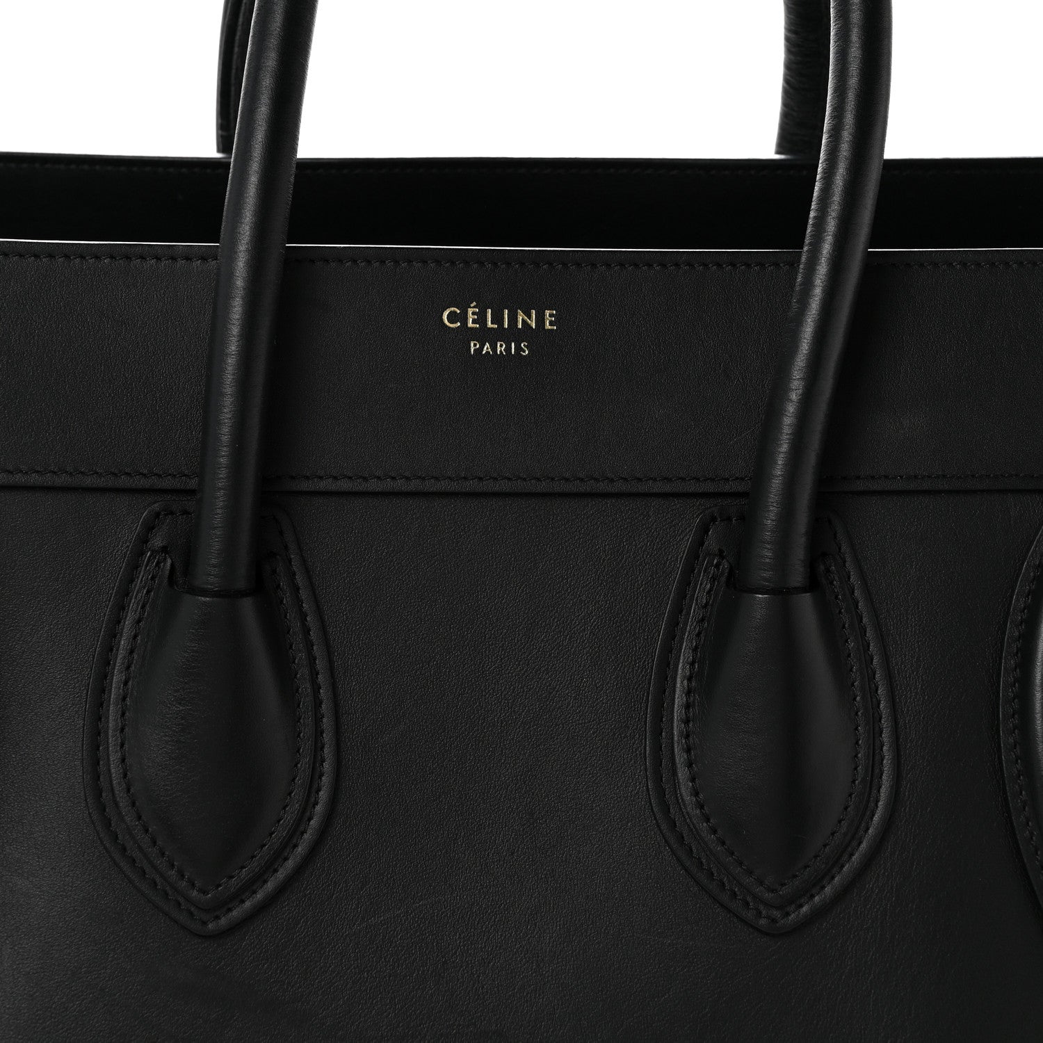 Smooth Calfskin Mini Luggage Black