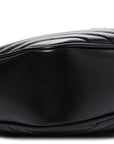 Calfskin Matelasse Monogram Lou Camera Bag Black