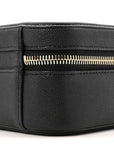 Caviar Quilted Medium CC Filigree Vanity Case Black