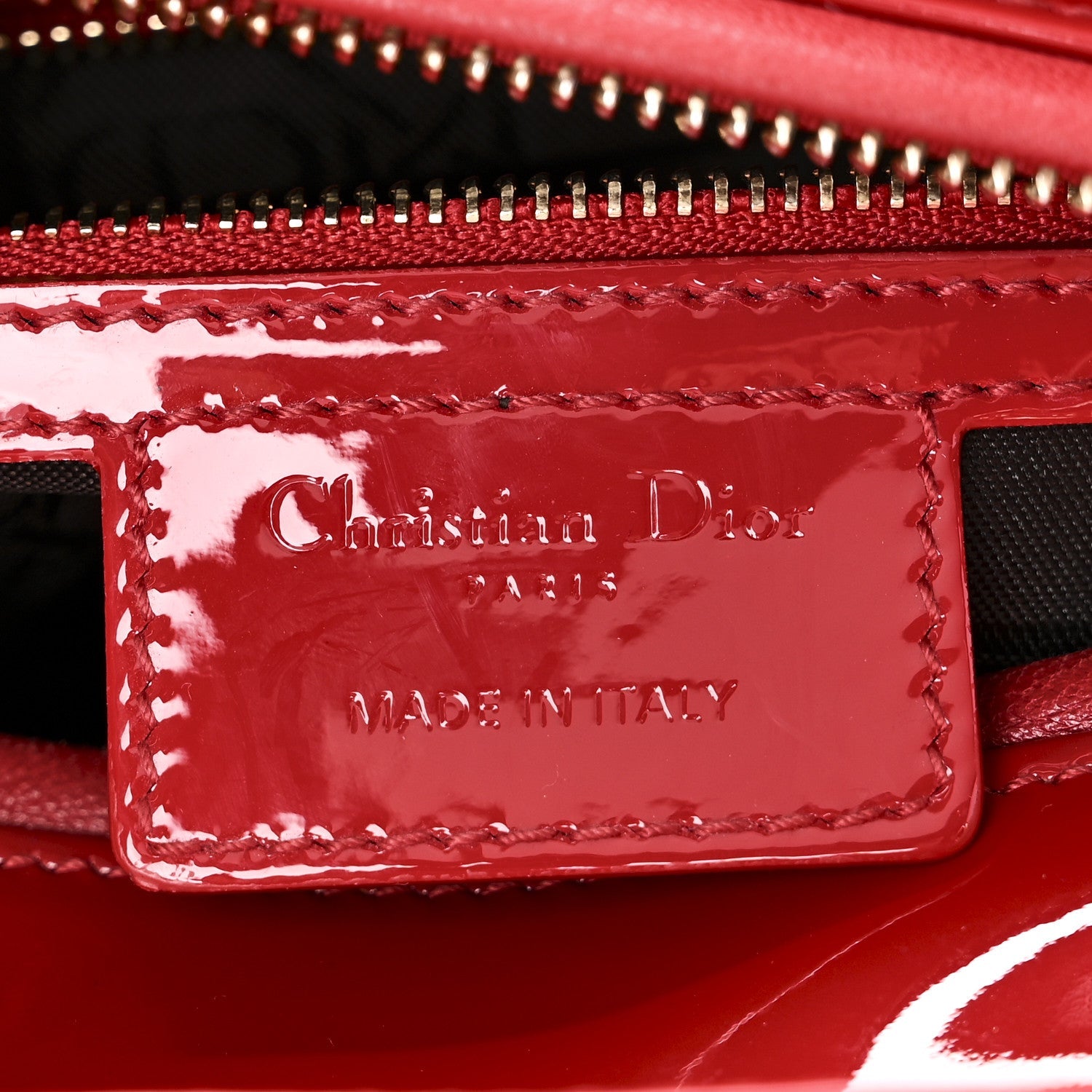 Patent Cannage Medium Lady D1OR Red