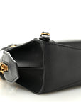 Smooth Calfskin Neo Classic Brass Hardware Nano City Crossbody Black