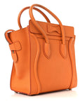 Goatskin Micro Luggage Light Orange
