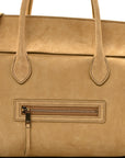 Suede Calfskin Medium New Luggage Beige