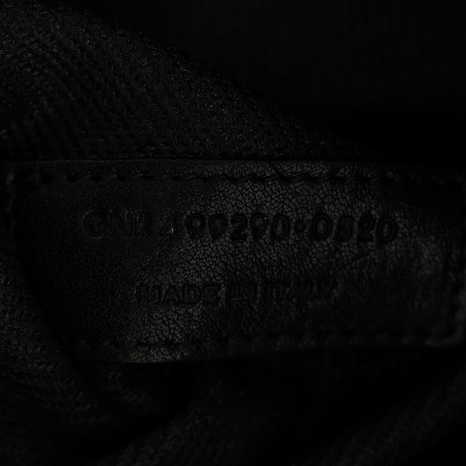 Linen Calfskin Rive Gauche Tote Black