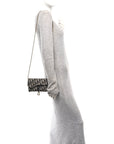 Oblique Small Saddle Chain Pouch Blue