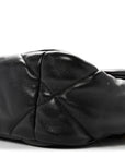 Goatskin Quilted Medium CHNL 19 Flap Black