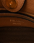 Vitello Daino Hobo Messenger Bag Caramel