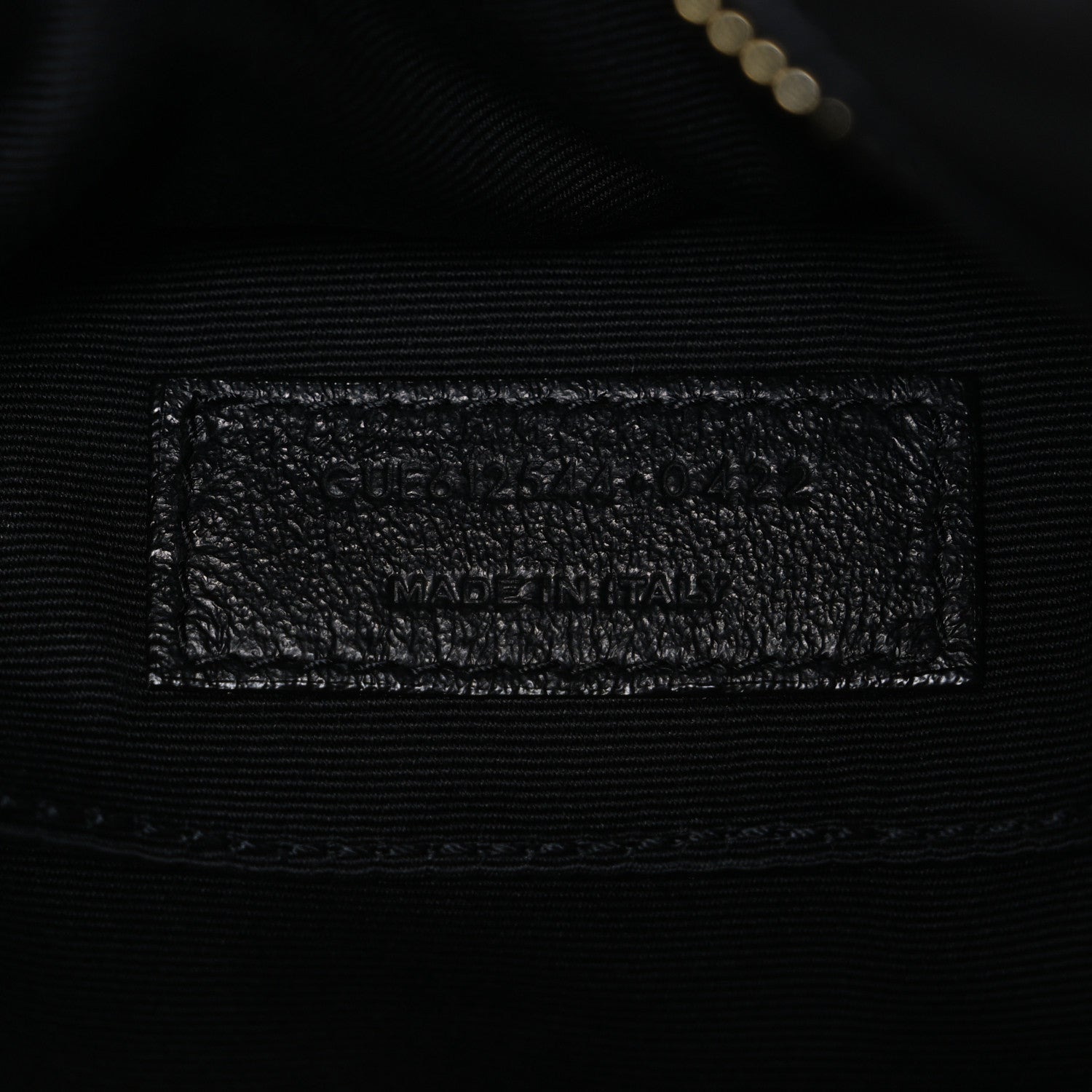 Calfskin Matelasse Monogram Lou Camera Bag Black