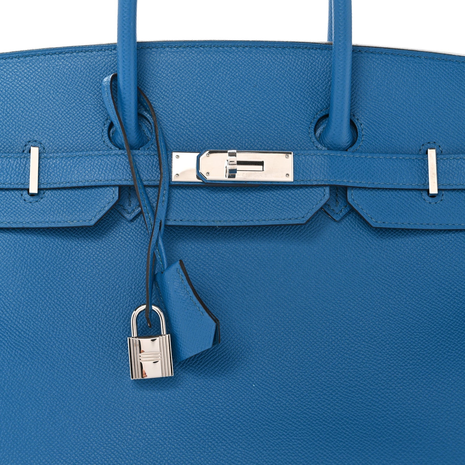 Epsom Birkin 35 Bleu Izmir