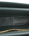 Shiny Calfskin Teen Triomphe Petrol