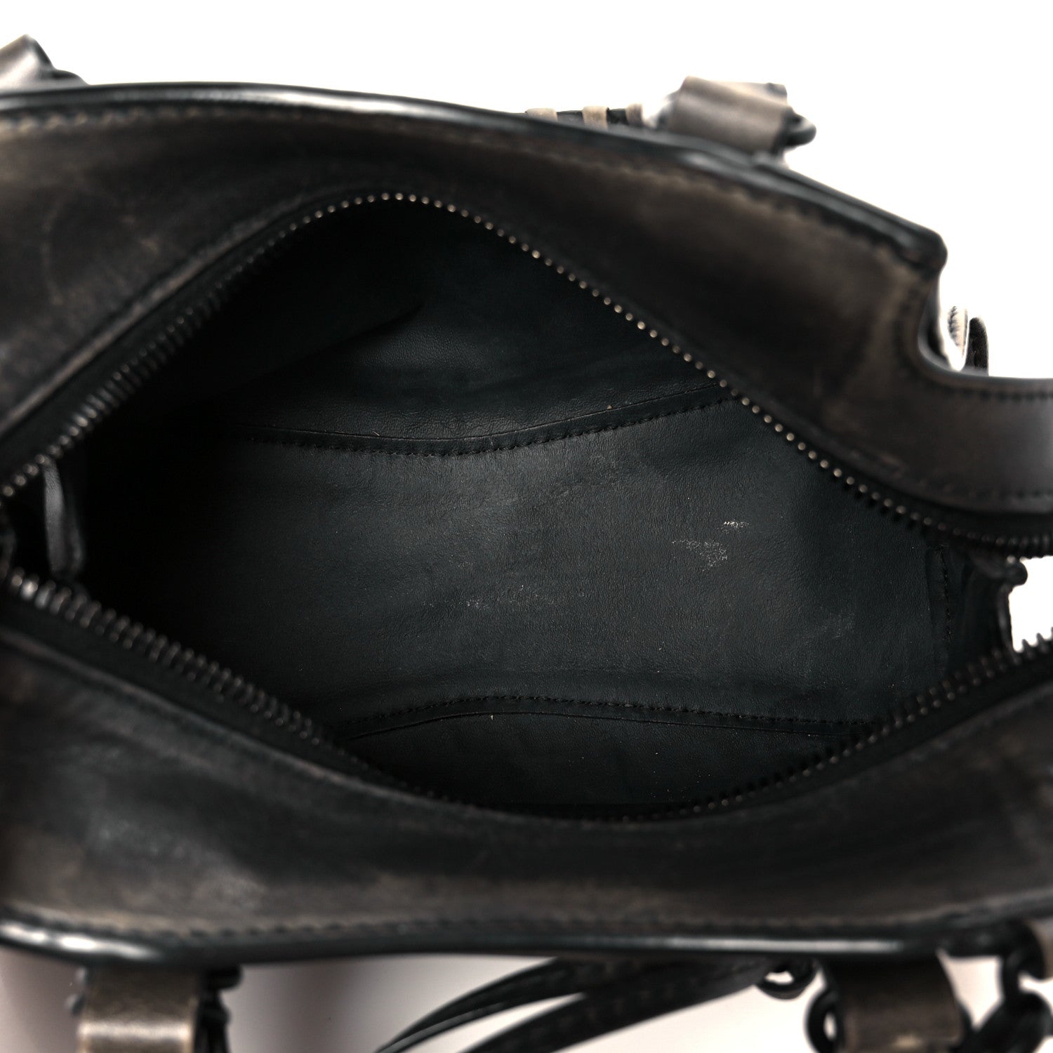Used Calfskin Black Hardware Mini Neo Classic City Black