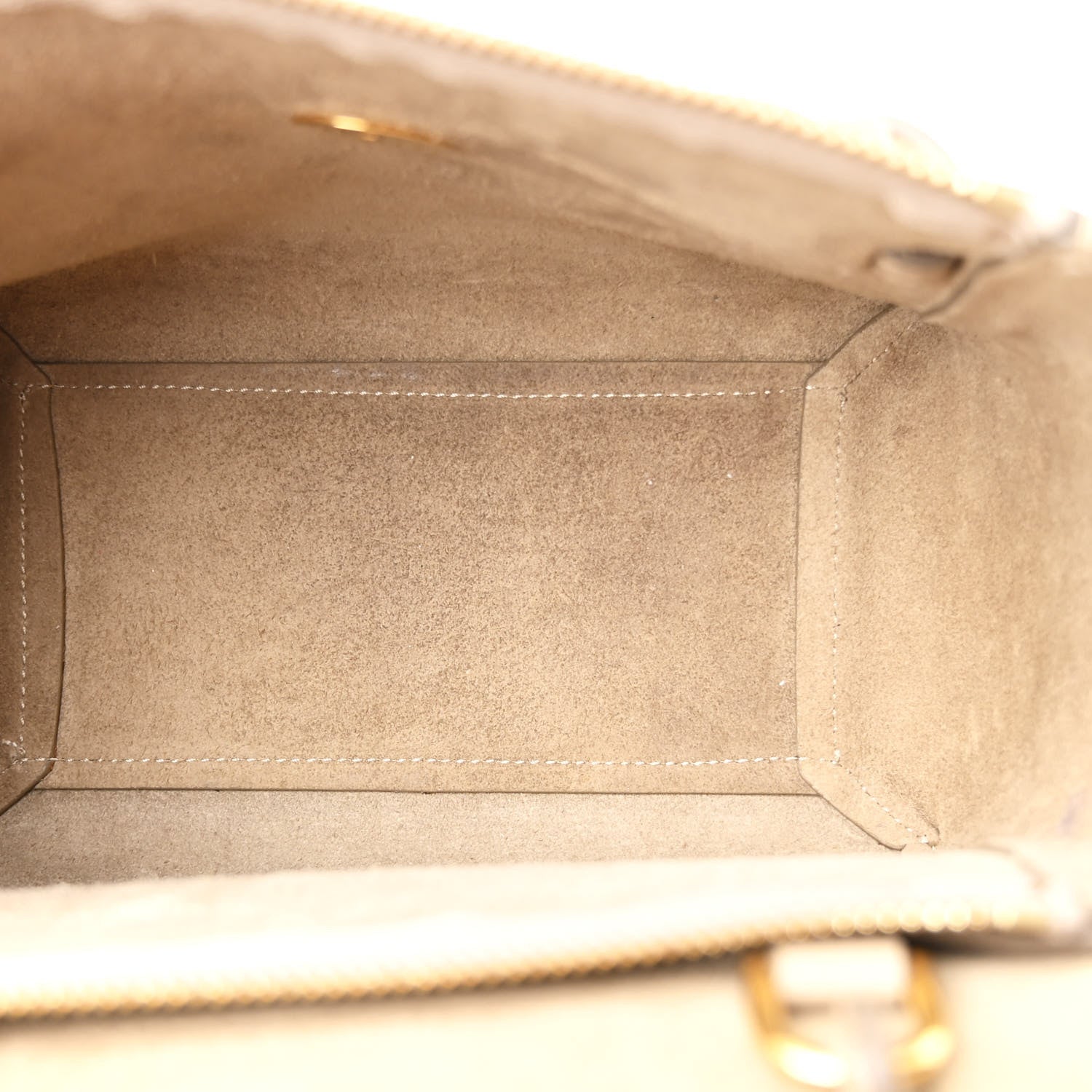 Grained Calfskin Nano Belt Bag Light Taupe