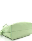 Nappa Calfskin Flamenco Knot Clutch Green