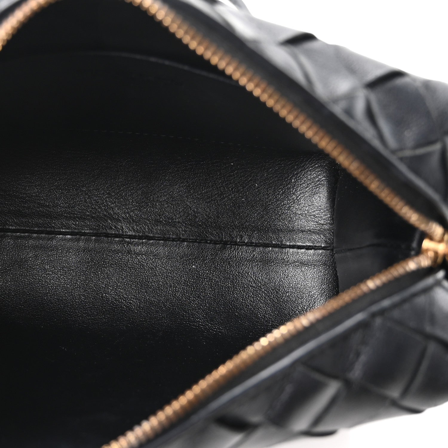 Nappa Intrecciato Mini Loop Camera Bag Black
