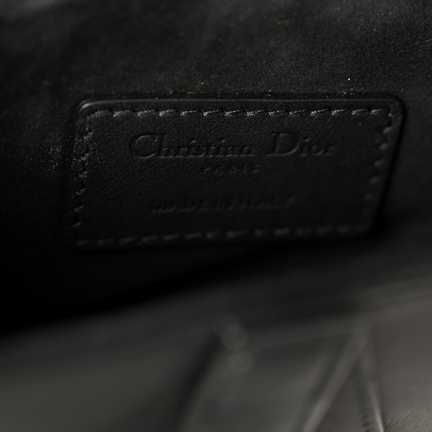 Ultra Matte Calfskin Mini Saddle Bag Black