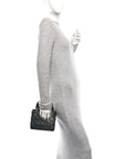 Lambskin Cannage Mini Lady D1OR Black