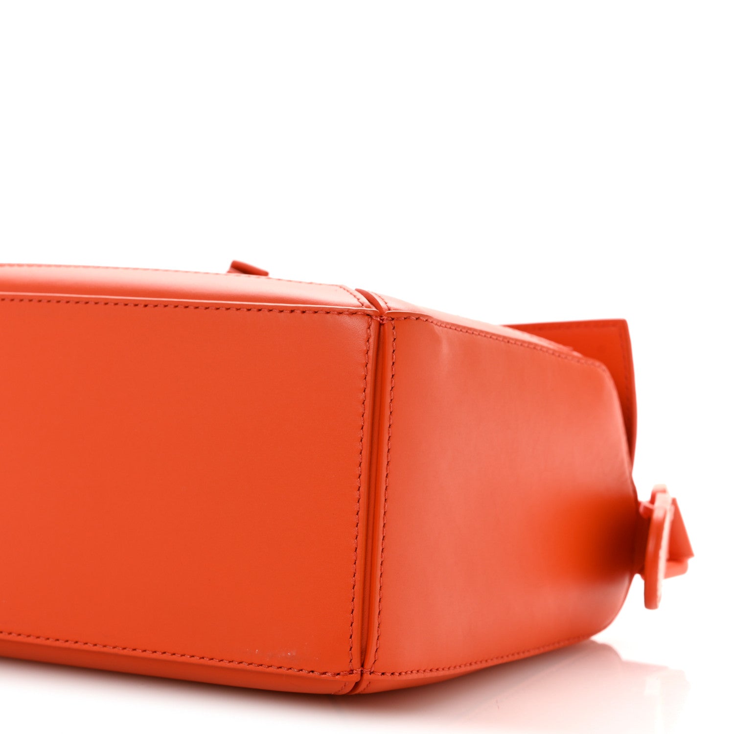 Satin Calfskin Small Puzzle Bag Orange
