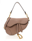 Grained Calfskin Saddle Bag With Strap Fard