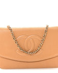 Caviar Timeless CC Wallet on Chain WOC Beige