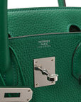 Togo Verso Birkin 30 Vert Vertigo Vert Fonce