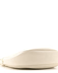 Supple Calfskin Cuir Triomphe Heloise Shoulder Bag White