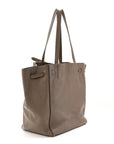 Soft Grained Calfskin Small Belt Cabas Phantom Taupe