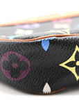 Monogram Multicolor Pochette Accessories Black