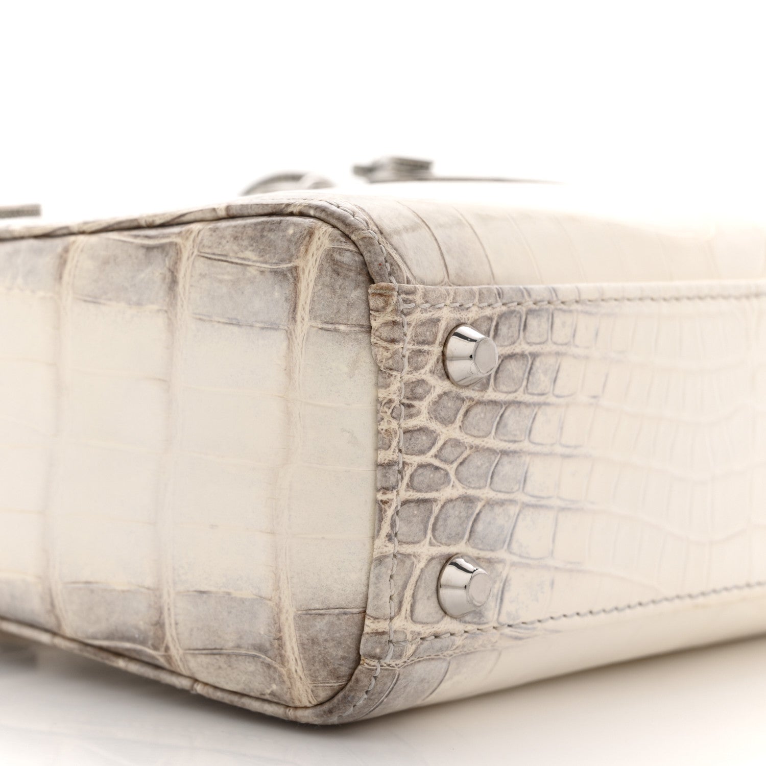 Niloticus Crocodile Himalaya Crystal Mini Lady D1OR White