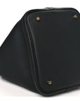 Taurillon Clemence Picotin Lock 22 MM Black