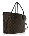Monogram Calfskin Neo Neverfull Inside Out MM Black