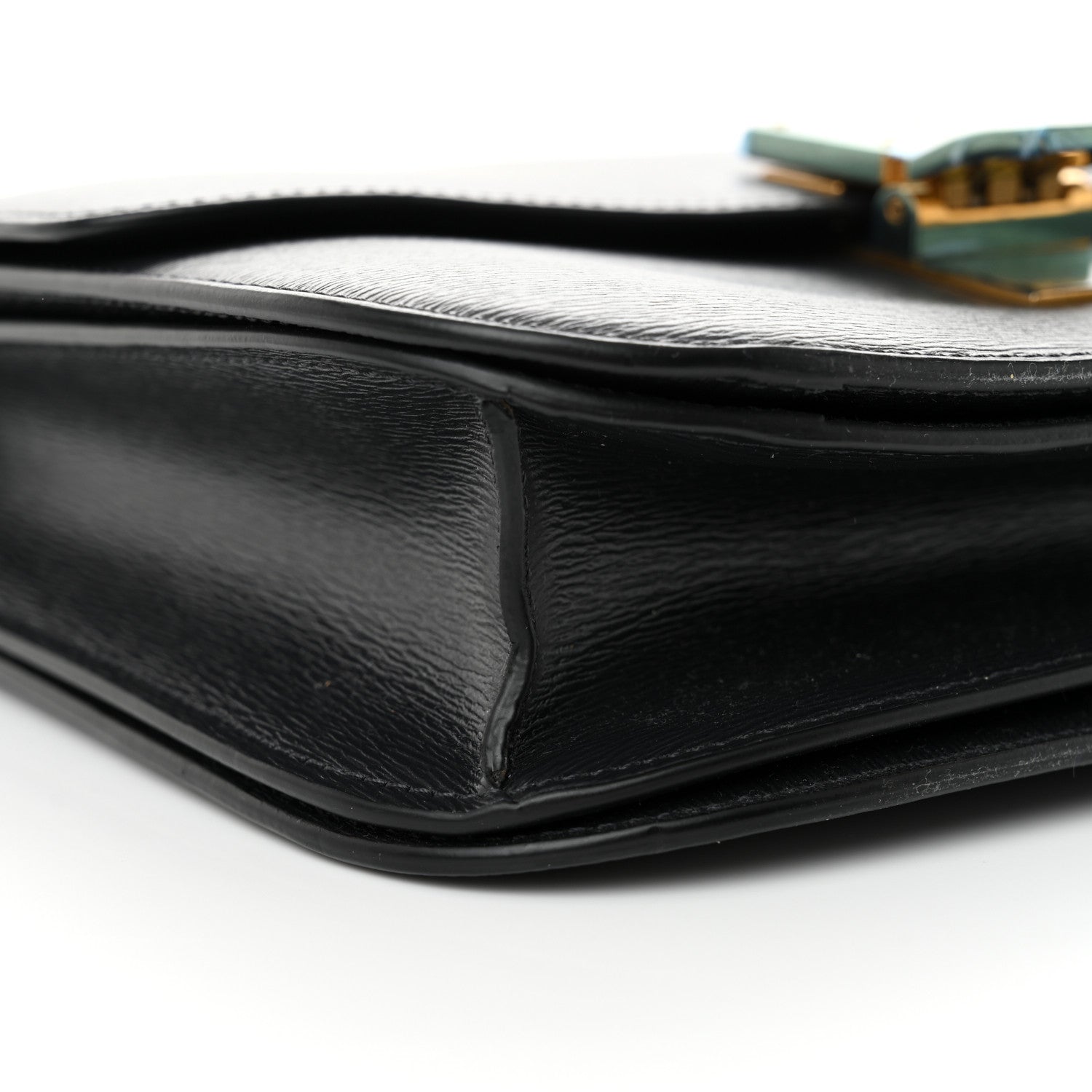 Liege Calfskin Medium Classic Box Flap Bag Anthracite
