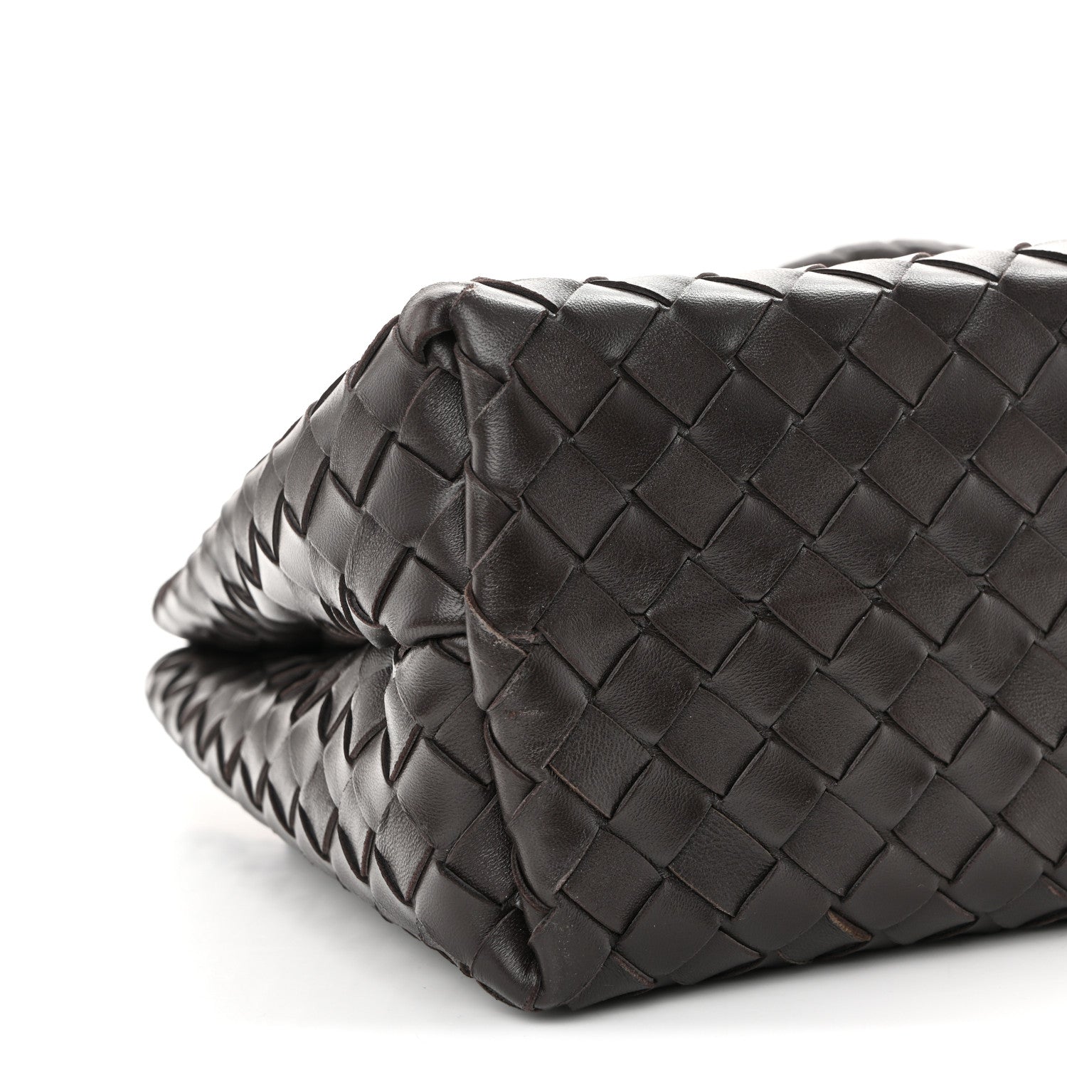 Nappa Intrecciato Medium Andiamo Shoulder Bag Fondant