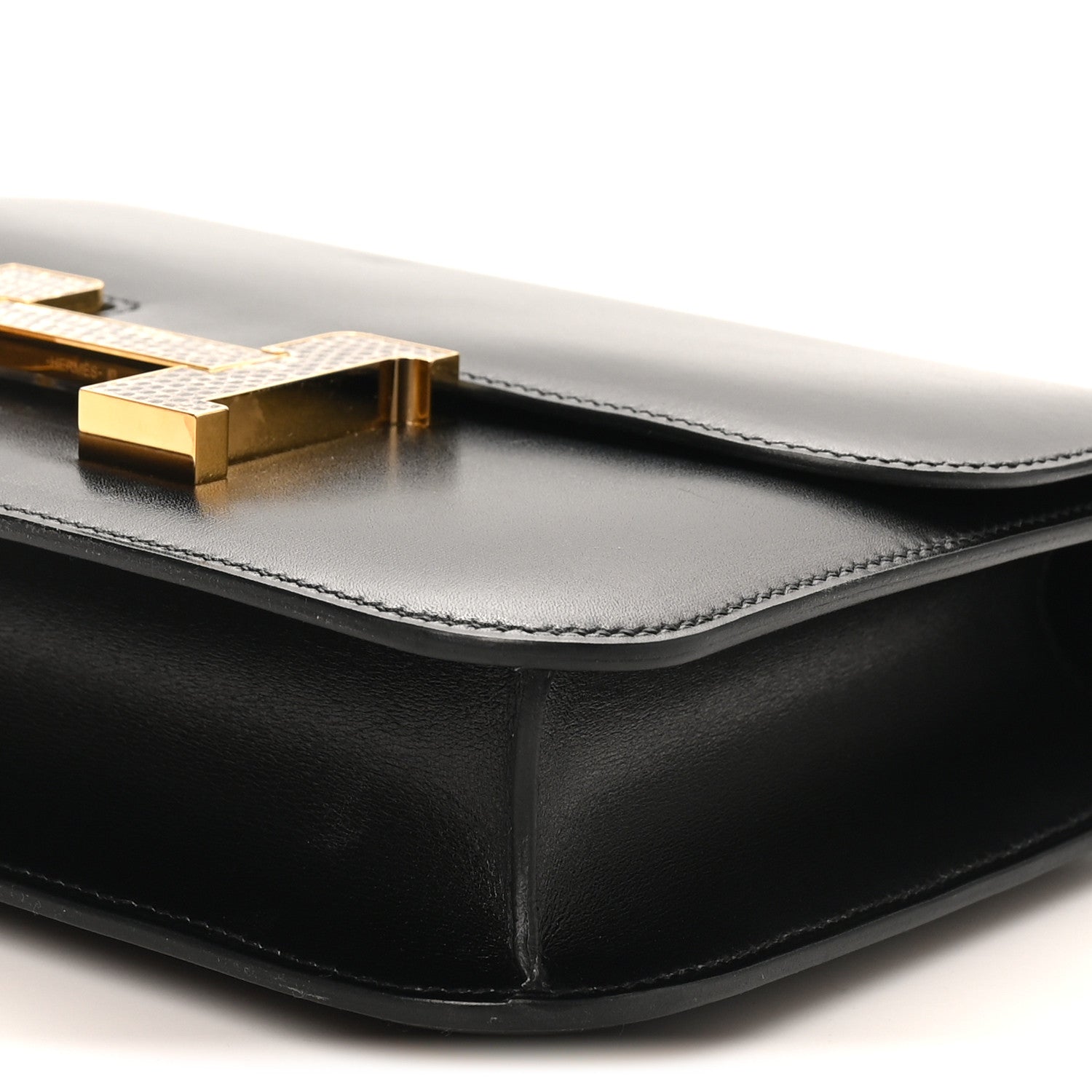 Veau Monsieur Lizard Constance 18 Black Ombre