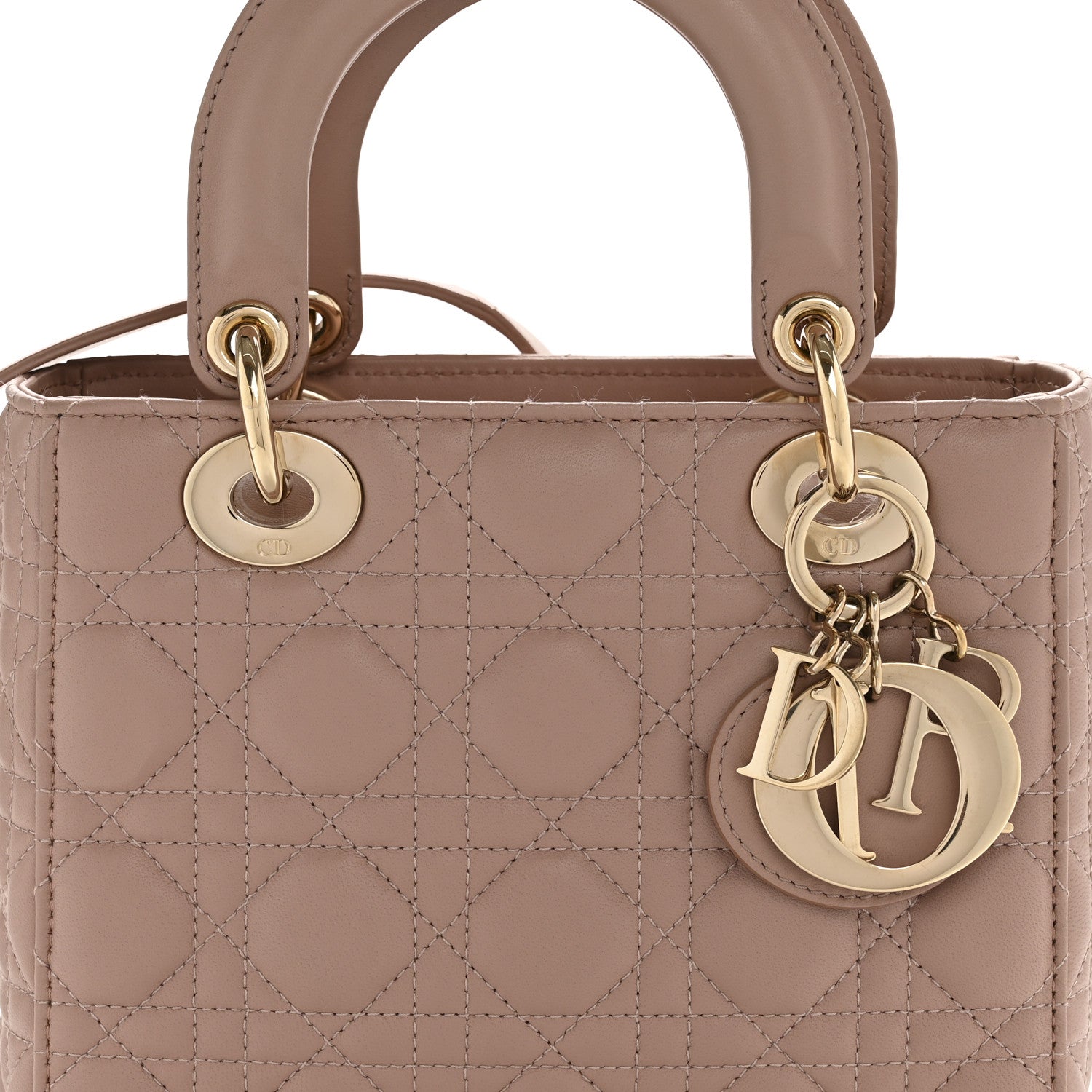Lambskin Cannage Small My ABC D1OR Lady D1OR Blush