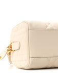 Calfskin Macrocannage Groove 20 Bag Dusty Ivory