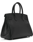 Epsom Birkin 30 Black